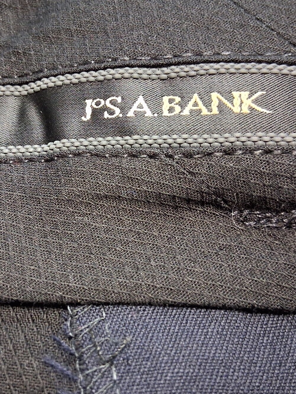 Jos A Bank "Gordon" Full Suit In Navy 100% Wool Top 41RG Slacks 35 RG - Picture 11 of 14
